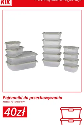 Pojemniki do przechowywania promocja w KiK