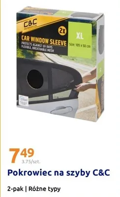 Pokrowiec na szyby 2-pak promocja w Action