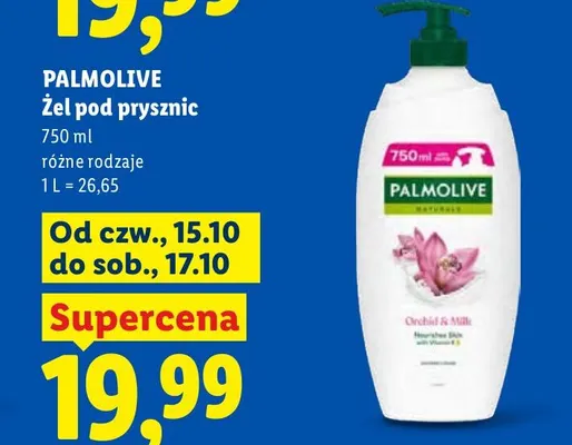 Żel pod prysznic Palmolive promocja w Lidl