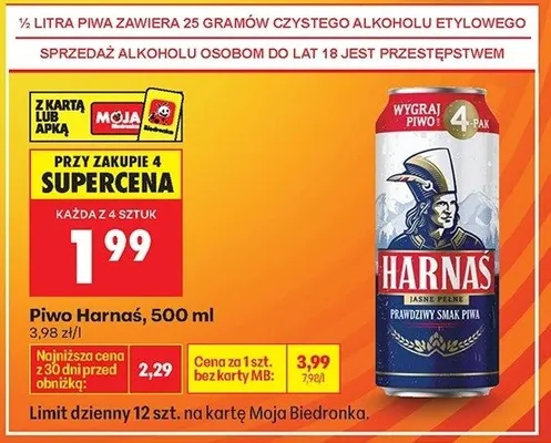Piwo promocja w Biedronka
