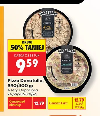 Pizza 4 sery Donatello promocja w Biedronka