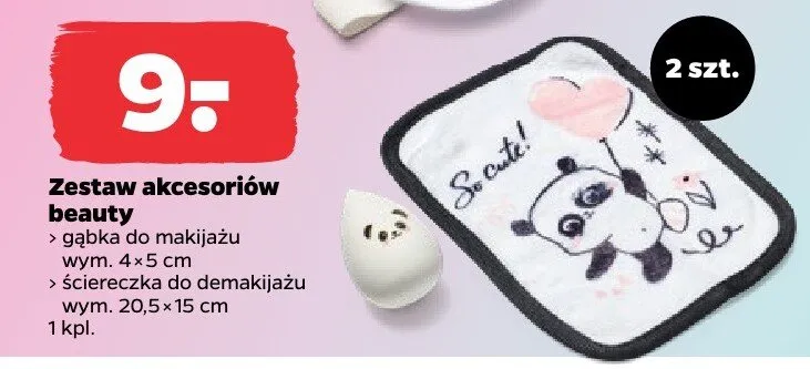 Zestaw akcesoriów beauty promocja w Netto