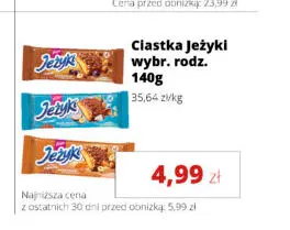 Ciastka Jeżyki promocja w Torimpex Toruńska Sieć Sklepów Spożywczych