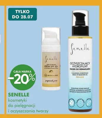 Olejek do demakijażu Senelle Oczyszczający Hydrofilny promocja w Super-Pharm