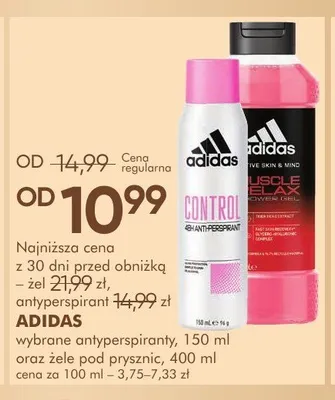 Antyperspirant Adidas promocja w Super-Pharm