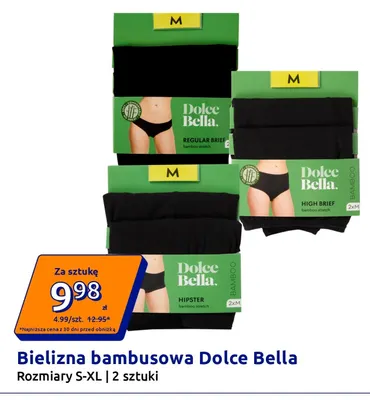 Bielizna bambusowa Dolce Bella 2-pak promocja w Action