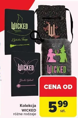 Kolekcja WICKED różne rodzaje promocja w Carrefour