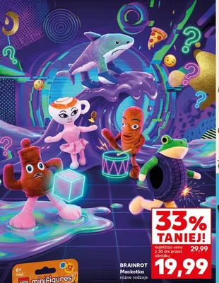 Maskotka BRAINROT promocja w Kaufland