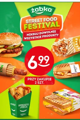 Street Food Festival - miksuj dowolnie wszystkie produkty promocja w Żabka