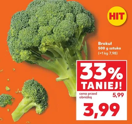 Brokuł promocja w Kaufland