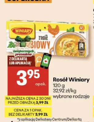 Rosół Winiary promocja w Delikatesy Centrum