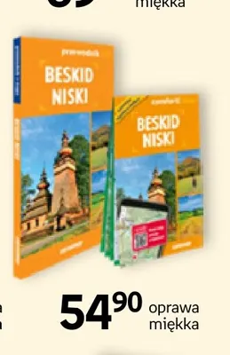 Przewodnik i mapa Beskid Niski Expressmap oprawa miękka promocja w Empik