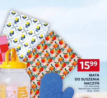Mata do suszenia naczyń promocja w Stokrotka