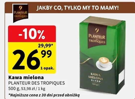 Kawa mielona promocja w Intermarche
