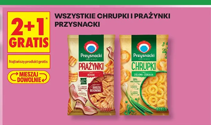 Chrupki i prażynki Przysnacki promocja w Biedronka