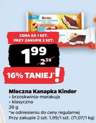 Kanapka mleczna promocja w Netto