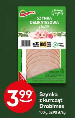 Szynka delikatesowa z kurczak Drobimex promocja w Żabka