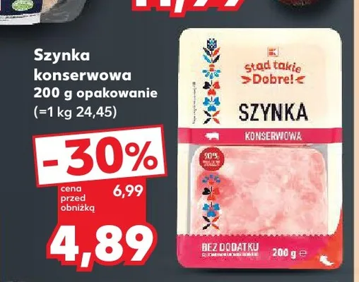 Szynka konserwowa Stąd takie Dobre! promocja w Kaufland