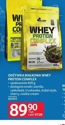 Odżywka białkowa Whey Protein Complex cherry Olimp promocja w Selgros