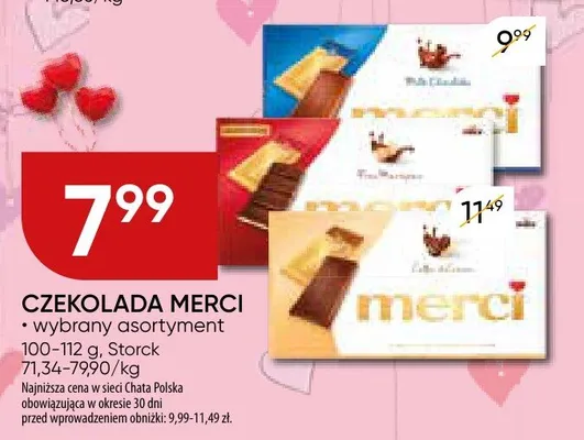 Czekolada Merci promocja w Chata Polska