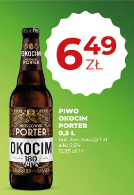 Piwo Okocim Porter promocja w Duży Ben