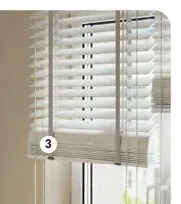 Żaluzja drewniana Cana 45x180cm biała promocja w Castorama