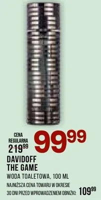 Woda toaletowa Davidoff The Game promocja w Drogerie Natura