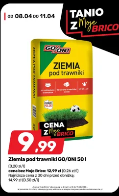 Ziemia pod trawniki promocja w Bricomarche