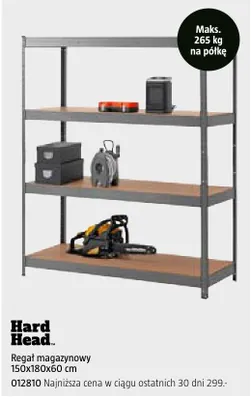 Regał magazynowy 150x180x60 cm promocja w Jula