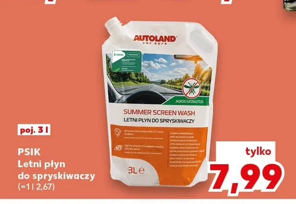 Letni płyn do spryskiwaczy Autoland Summer Screen Wash promocja w Kaufland