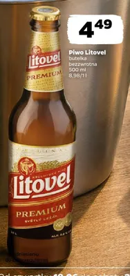 Piwo Litovel Premium promocja w Netto