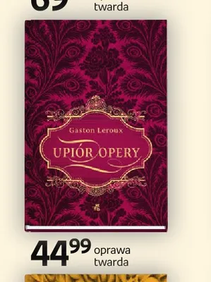 Książka Upiór opery Gaston Leroux oprawa twarda W.A.B. promocja w Empik