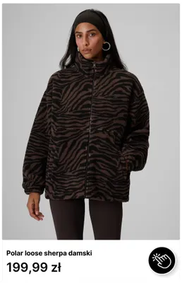 Polar loose sherpa damski 4F promocja w 4F