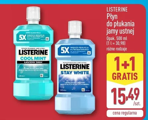 Płyn do płukania jamy ustnej  promocja w Aldi