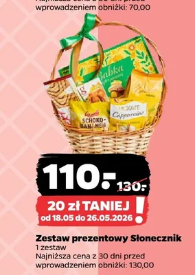Zestaw prezentowy Słonecznik promocja w Netto