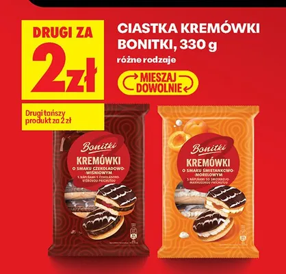 Ciastka kremówki czekoladowo-waniliowe promocja w Biedronka