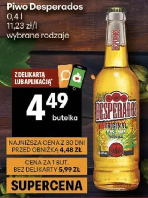 Piwo Desperados promocja w Delikatesy Centrum