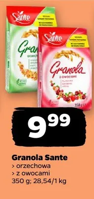 Granola orzechowa z owocami promocja w Netto