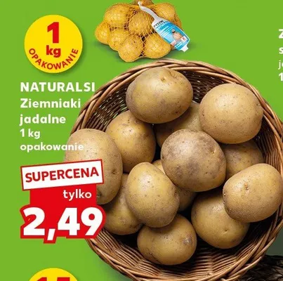 Ziemniaki jadalne Naturalsi 1kg opakowanie promocja w Kaufland