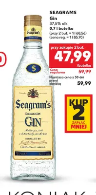 Gin Seagram's promocja w Kaufland