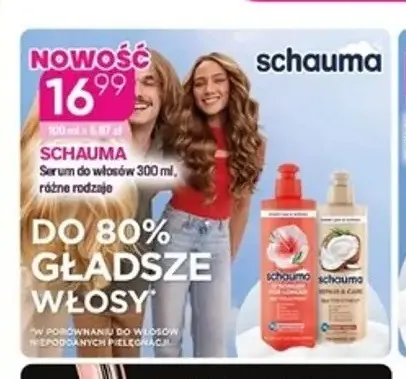 Serum do włosów Schauma promocja w Drogerie Koliber