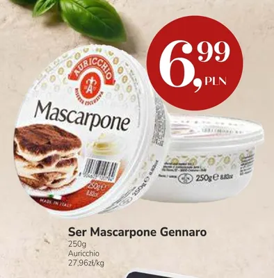 Ser Mascarpone Gennaro Auricchio promocja w Market Point