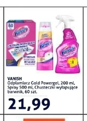 Odplamiacz Gold Spray Vanish promocja w Blue Stop