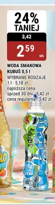 Woda smakowa Kubuś Waterrr Jabłko promocja w bi1