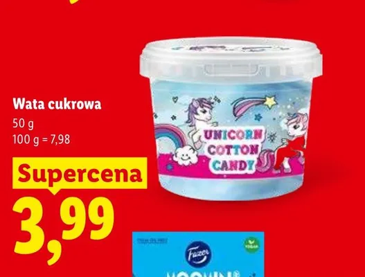 Wata cukrowa Unicorn promocja w Lidl