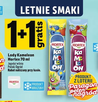 Lody Kameleon Hortex jagoda promocja w TOPAZ