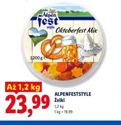 Żelki Alpenfest Style promocja w Lidl