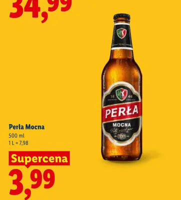 Piwo Perła Mocna promocja w Lidl