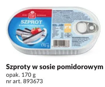 Szproty w sosie pomidorowym promocja w Makro