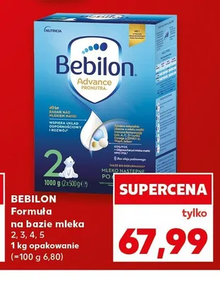 Formuła na bazie mleka 2,3, 4,5 Bebilon promocja w Kaufland